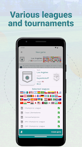 various leagues and tournaments