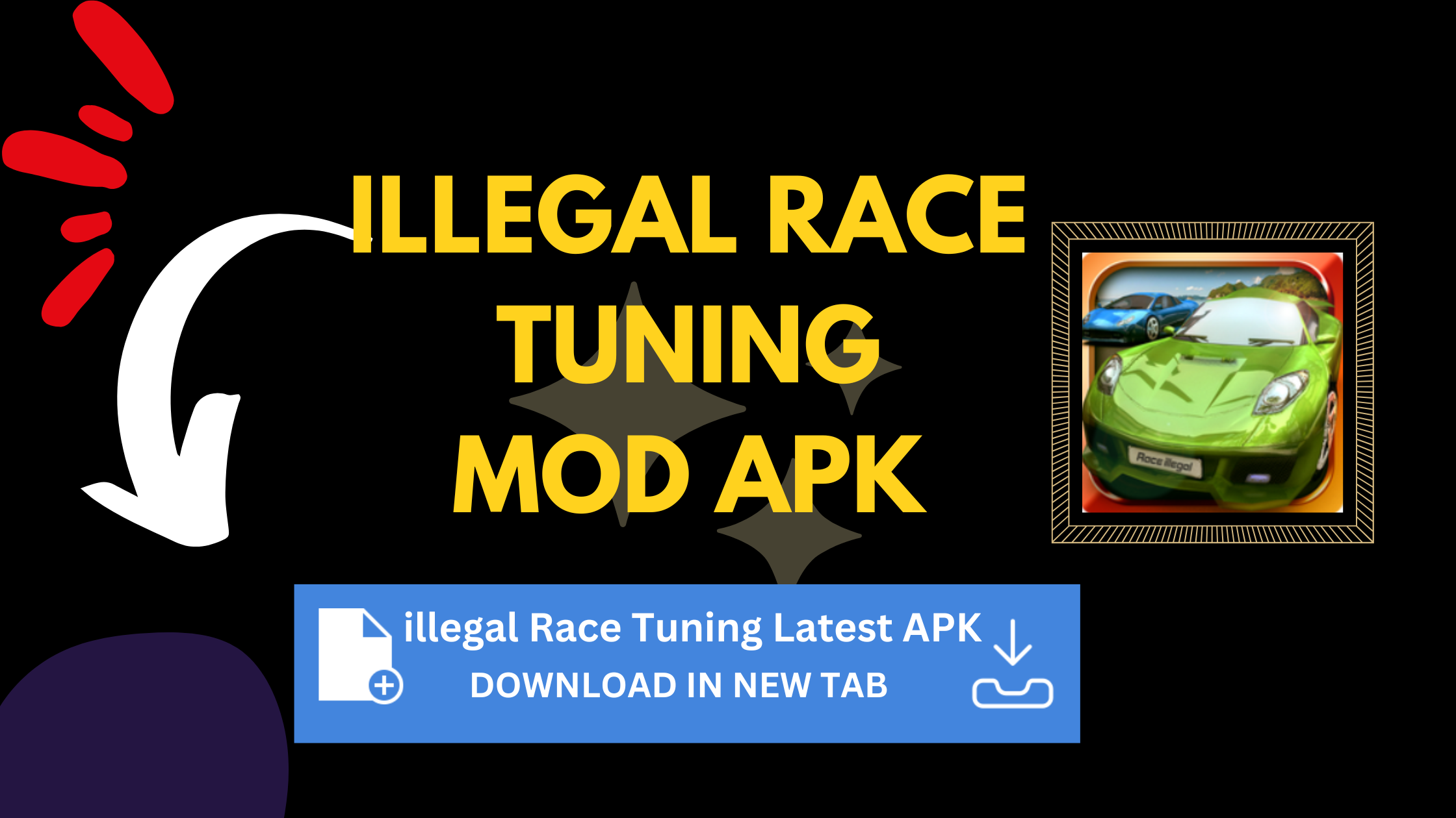 illegal race tuning mod apk featured image